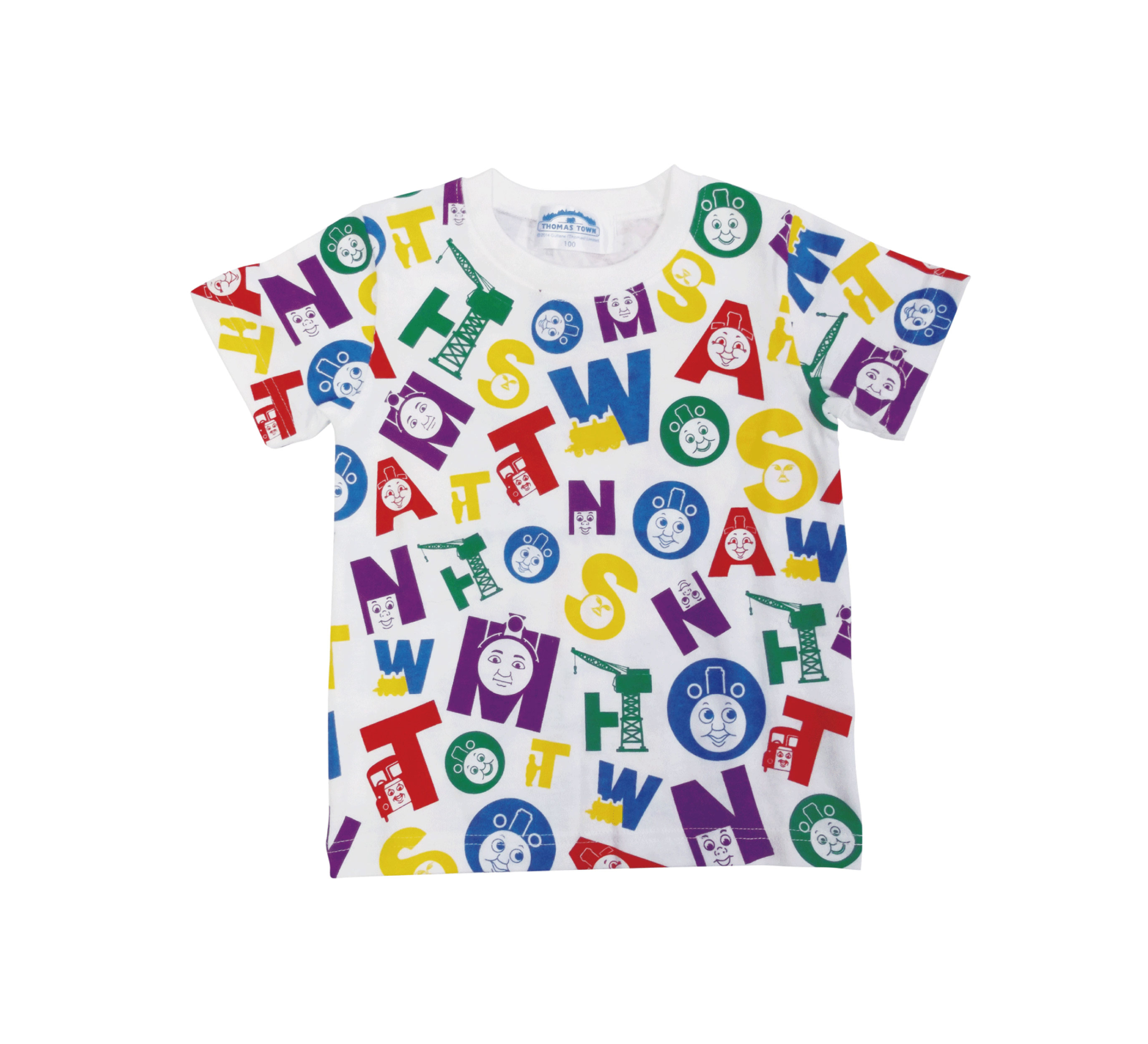 オリジナルTシャツ（カラフルアルファベット）サイズ100㎝