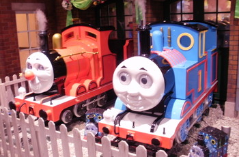トーマス、ジェームスと記念写真!