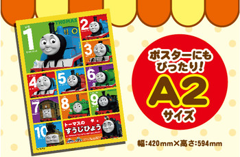 スナックショップ「トーマスのすうじひょう」プレゼント!!
