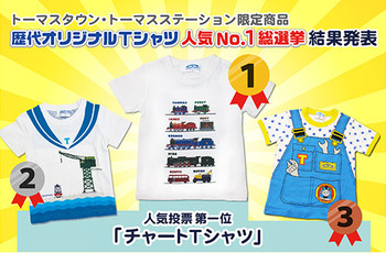 ☆★結果発表☆★ 歴代Tシャツ人気No.1総選挙!